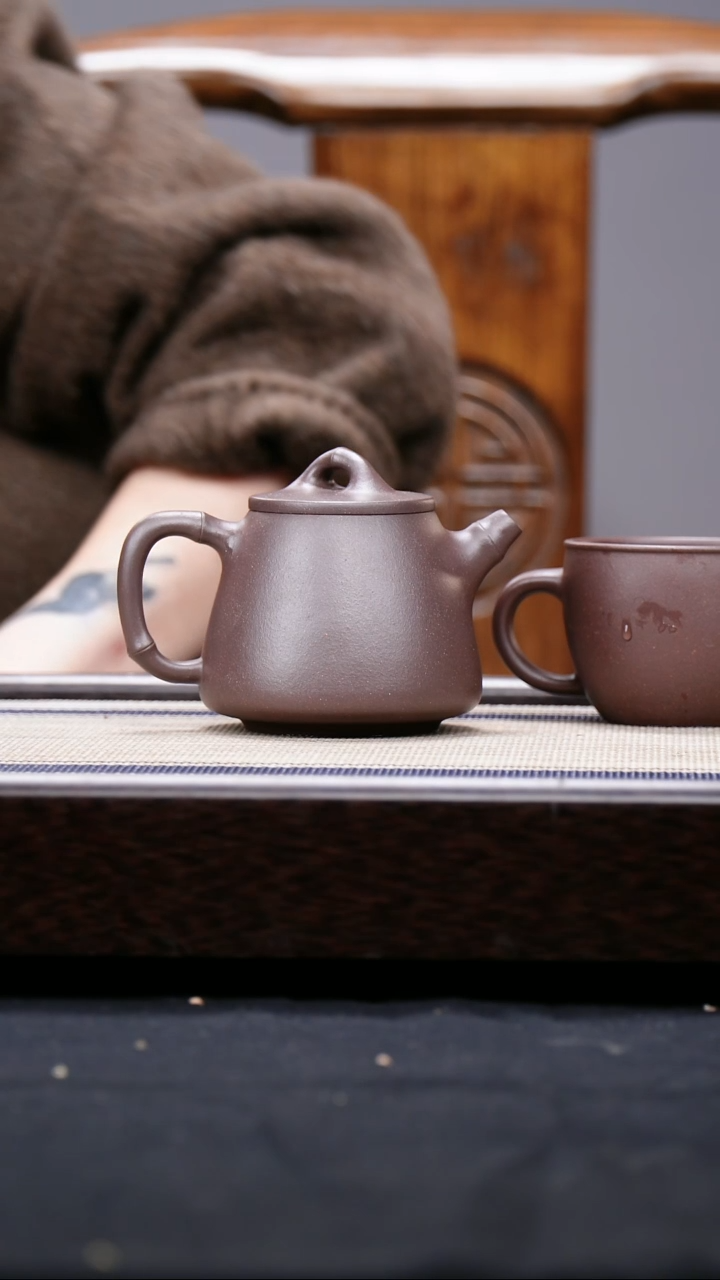 【闪购商品】紫砂茶壶四号井低槽青 高石瓢＋把手杯