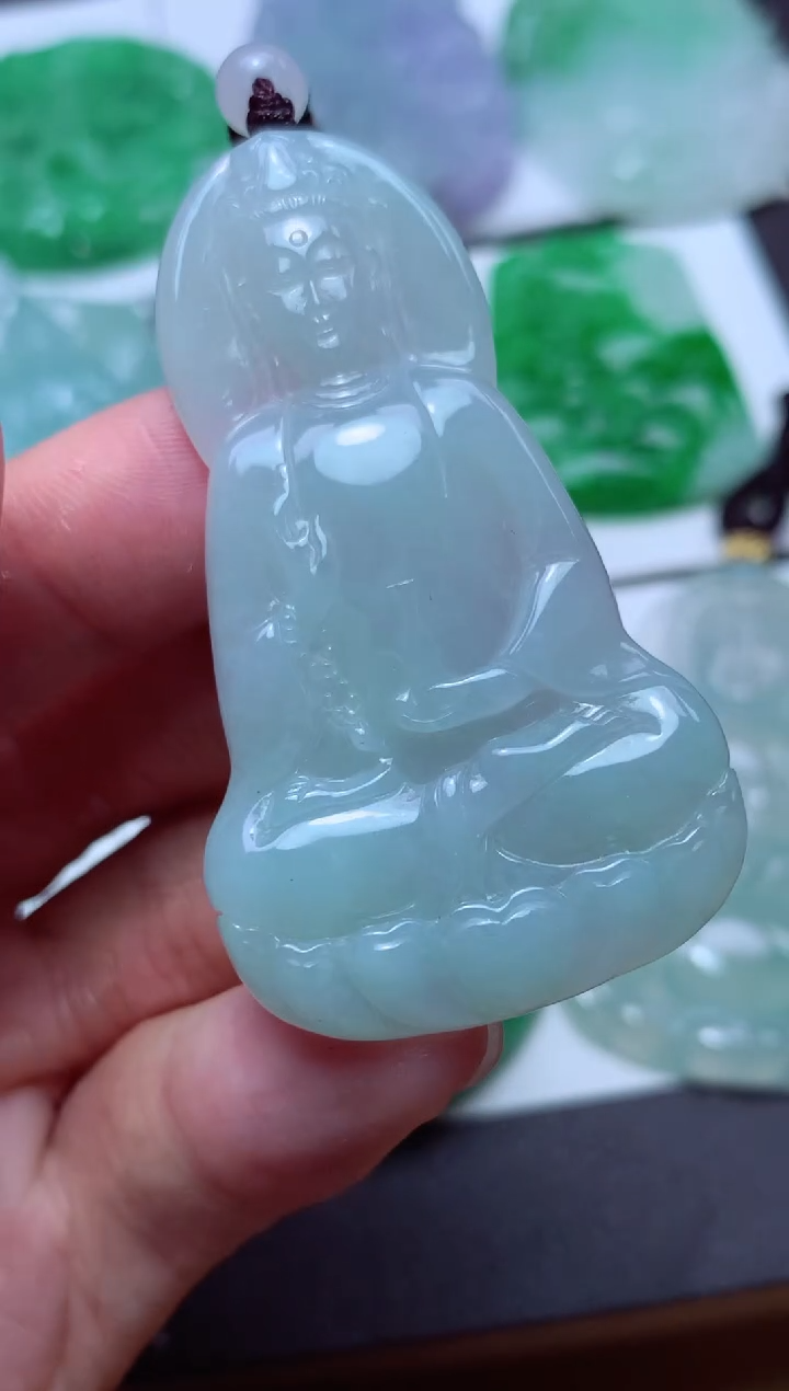 翡翠未镶嵌颈饰天然翡翠