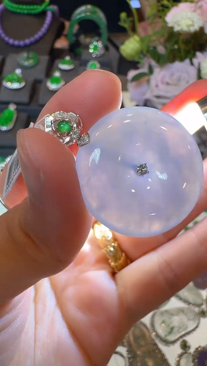 【闪购商品】翡翠吊坠(不含链)18K金镶嵌多样性团购发一件