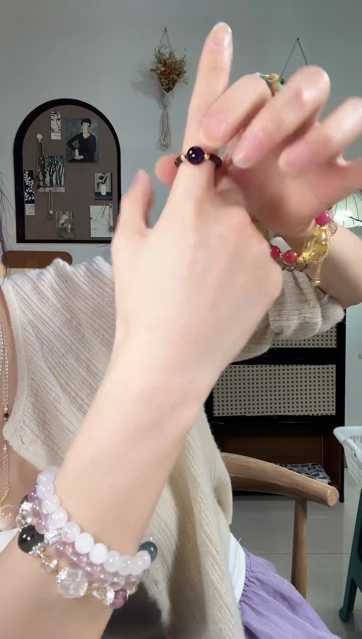 未镶嵌颈饰紫晶S317SSSS