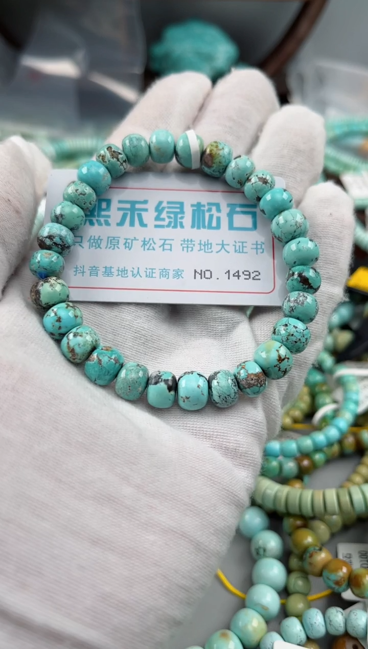 未镶嵌绿松石松石1492