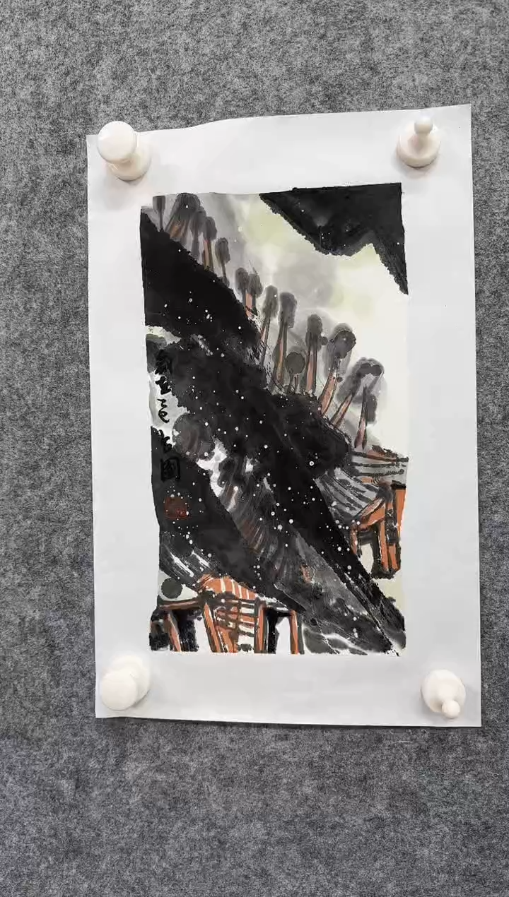 国画ST-JZP老师绘画作品
