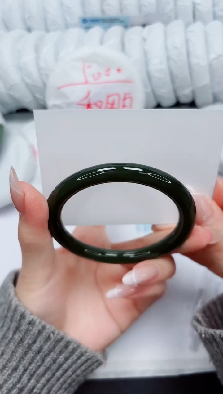 【闪购商品】和田玉未镶嵌手镯117-58.3