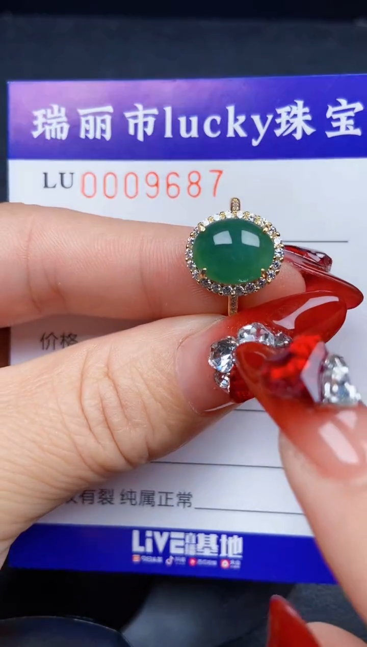 【闪购商品】翡翠颈饰银S925镶嵌9687
