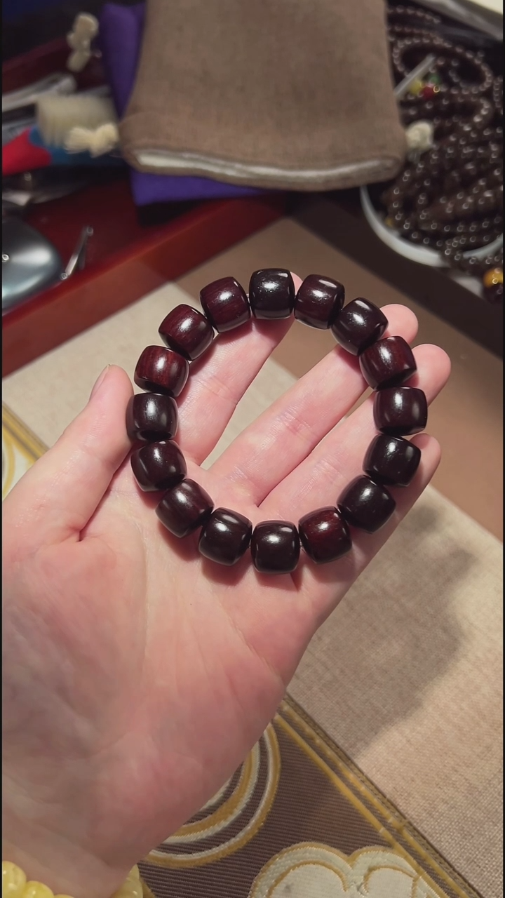 【闪购商品】小叶紫檀手串/手链小叶紫檀1.4单圈