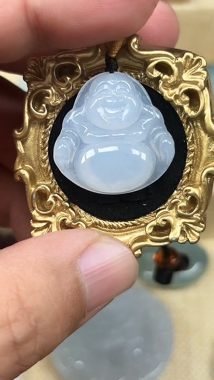 颈饰未镶嵌翡翠天然A货翡翠吊坠