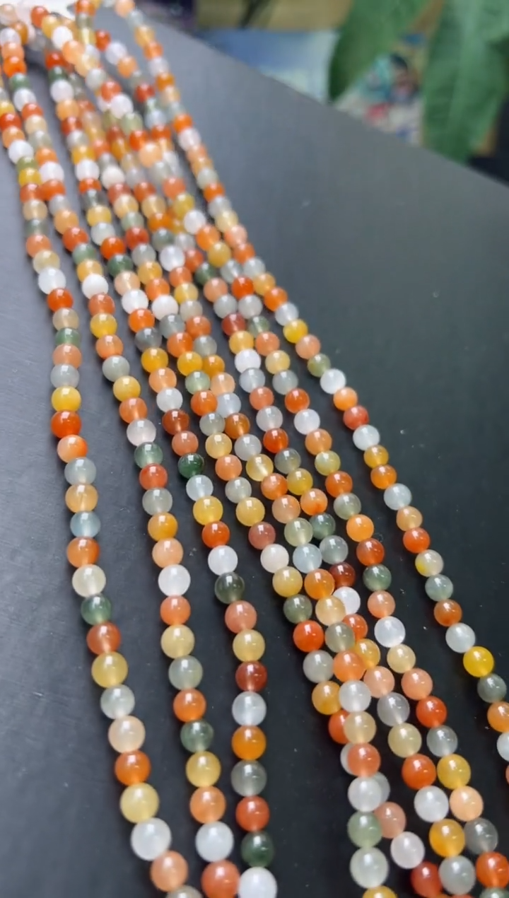 【闪购商品】水晶手串未镶嵌彩兔毛多圈手串多样性发一X37843