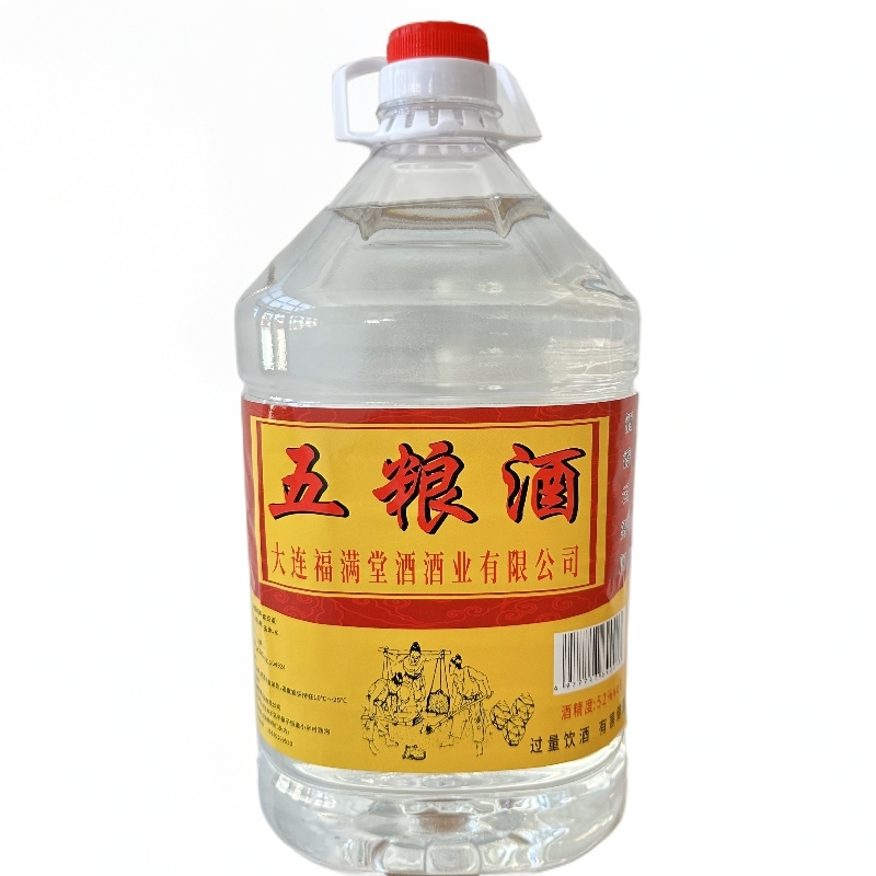 豪醉欢五粮酒 纯粮酿造清香型白酒桶装