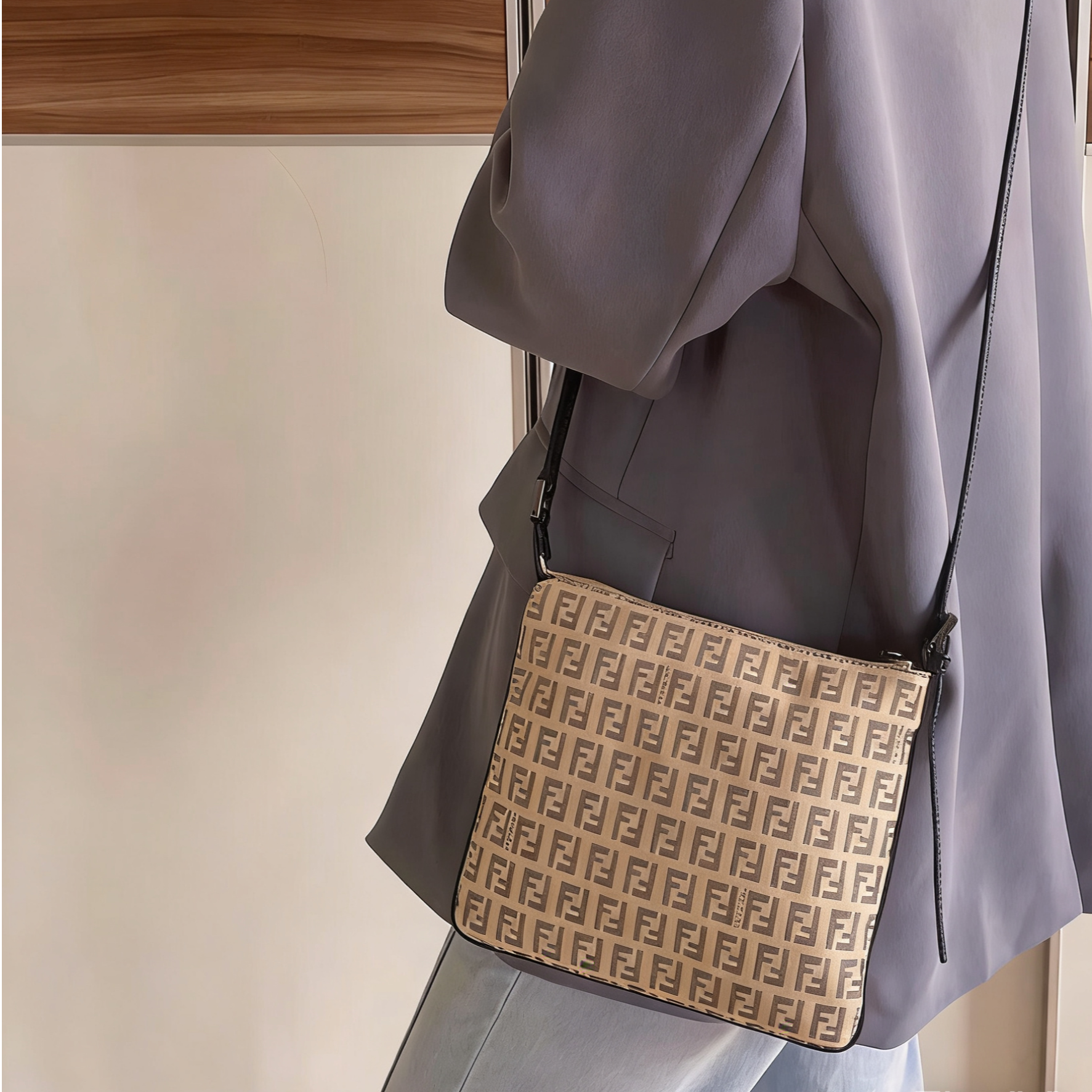 95新 FENDI/芬迪 暮野/芬迪斜挎包/30216