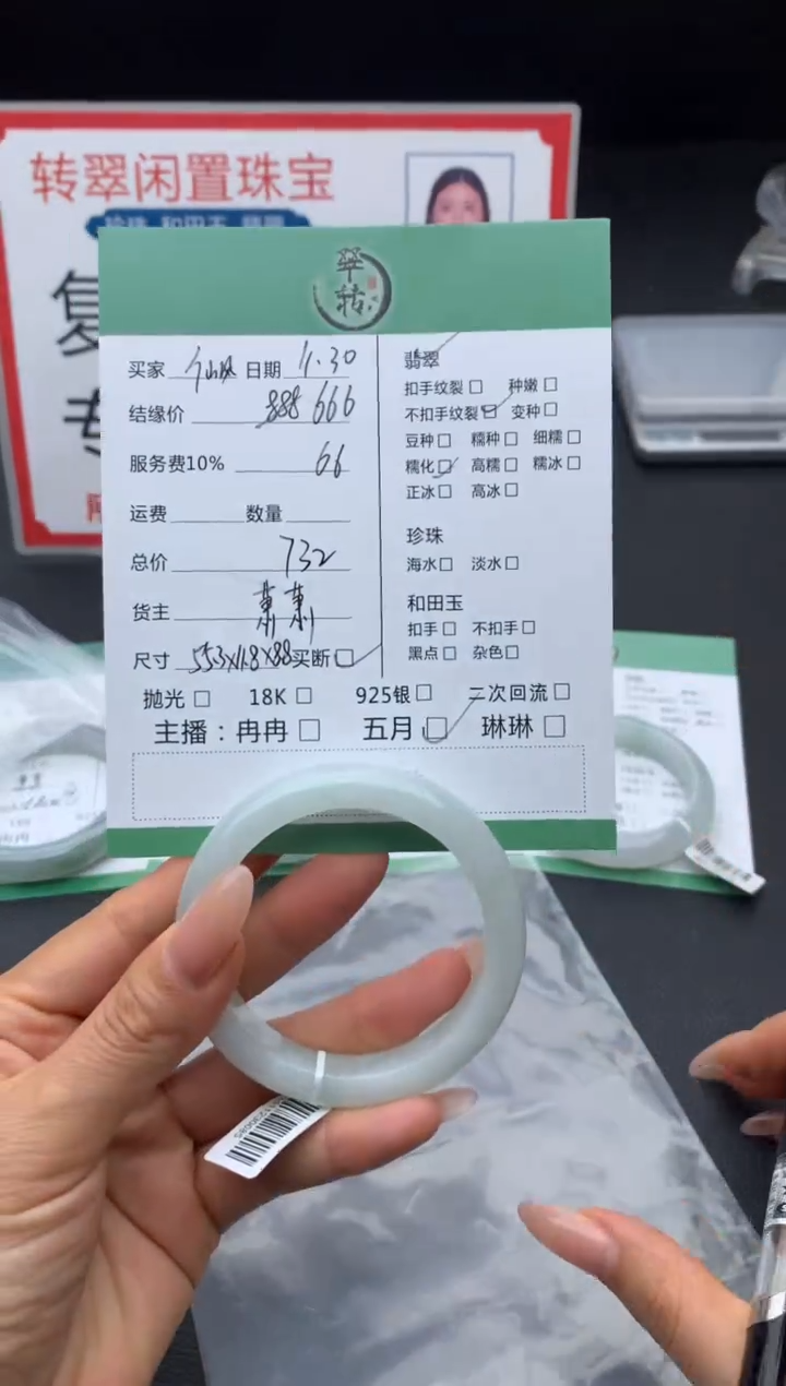 未镶嵌手镯翡翠仙****儿手镯