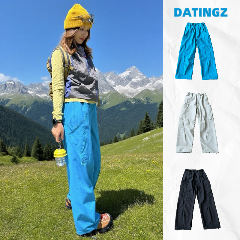 DATINGZ风行者山系城市户外男女同款工装伞兵裤宽松休闲登山长裤