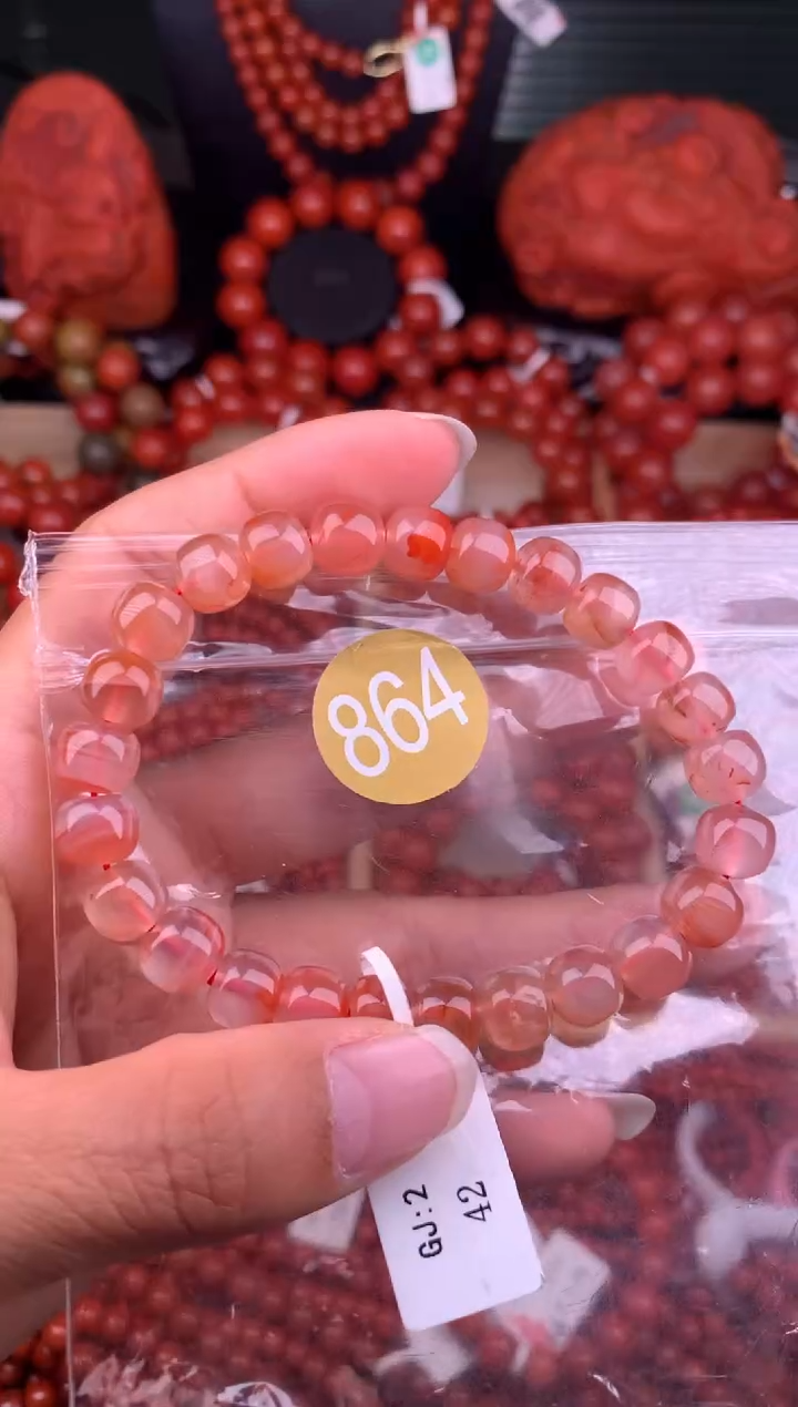南红玛瑙未镶嵌珠宝奇石864-8