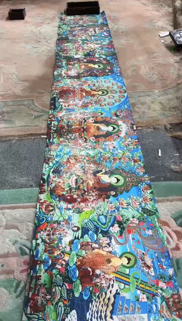 卷轴画天天的唐卡tk160