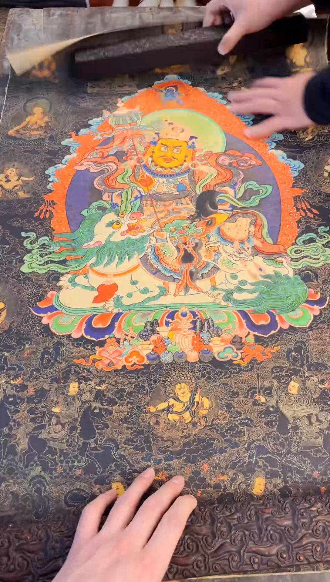 卷轴画大朱画院老六专属w944