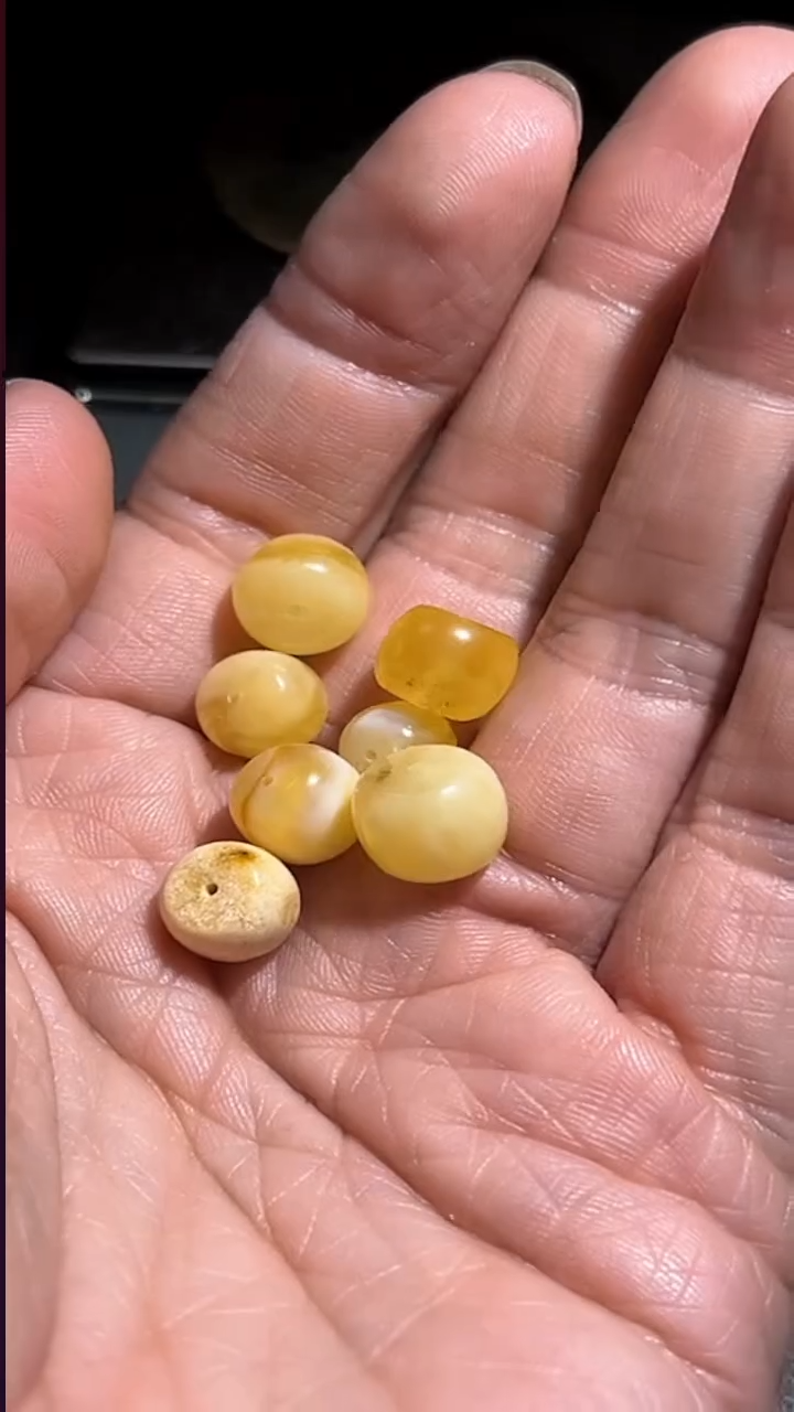 蜜蜡颈饰未镶嵌pz1201-100一手一起发货
