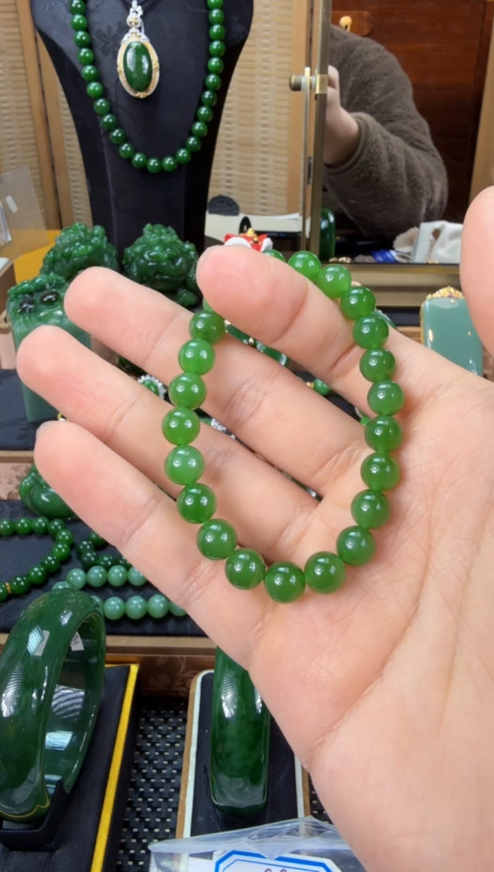 【闪购商品】和田玉（碧玉）手串未镶嵌 