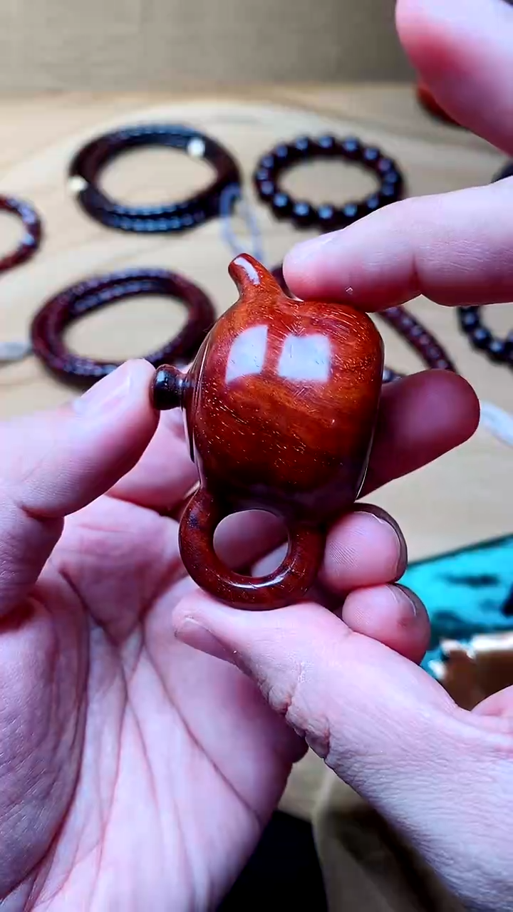 檀香紫檀（小叶紫檀）把把壶