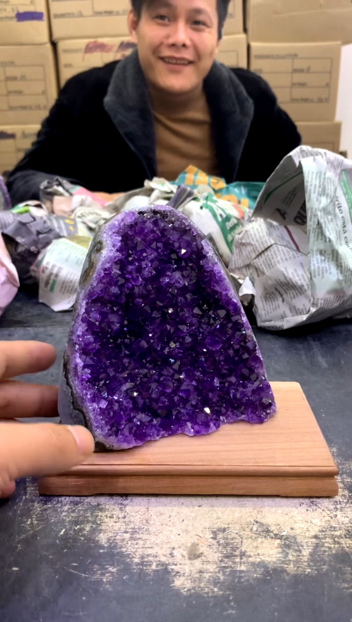 【闪购商品】水晶摆件未镶嵌天然紫水晶摆件249