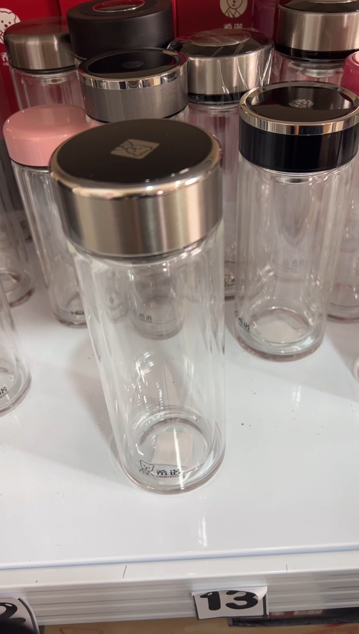 【闪购商品】双层高档365ml高硼硅茶杯