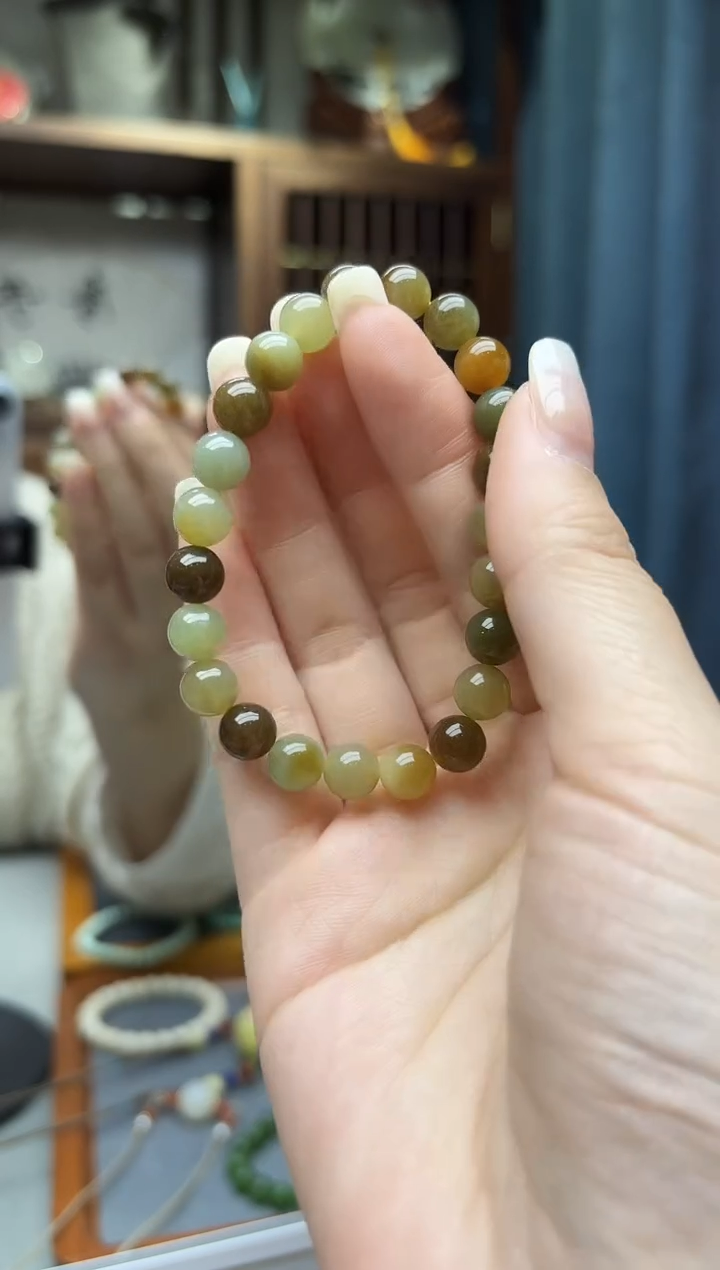 未镶嵌和田玉挂件和田玉手串8mmZD