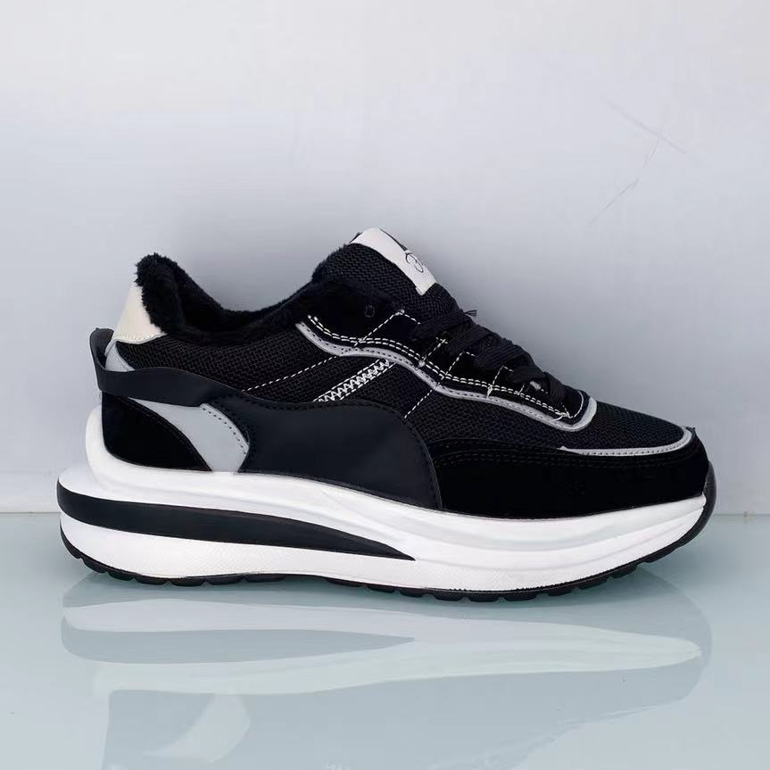 【一森家】加绒百搭时尚减震舒适轻便休闲跑步运动鞋8818