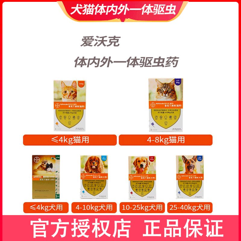 【内外同驱】狗猫咪体内外同驱驱虫跳蚤虱子螨虫驱虫药体内外同驱