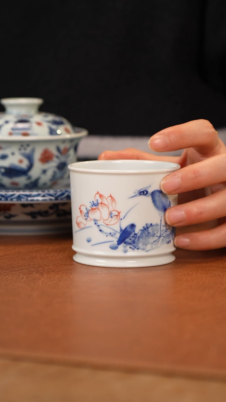 【闪购商品】杯融博花鸟容天杯