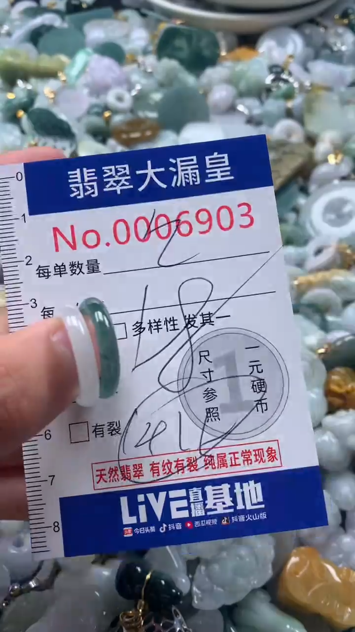 【闪购商品】翡翠吊坠(不含链)未镶嵌6903