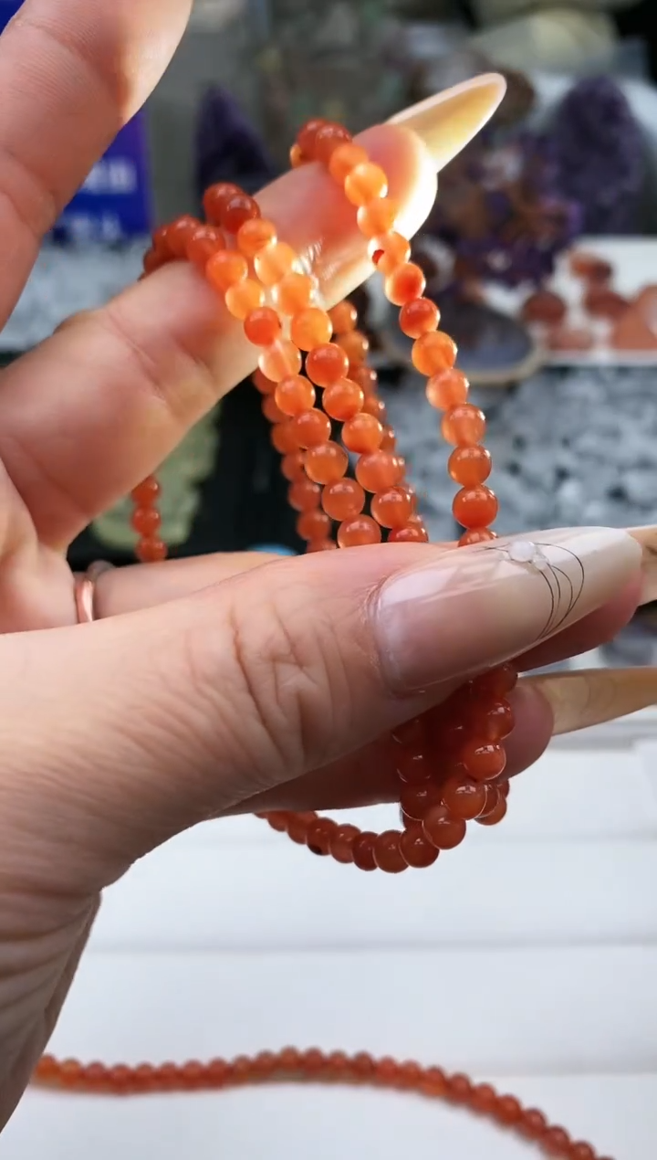 【闪购商品】南红玛瑙颈饰未镶嵌124a拍一发十/1.27/1个