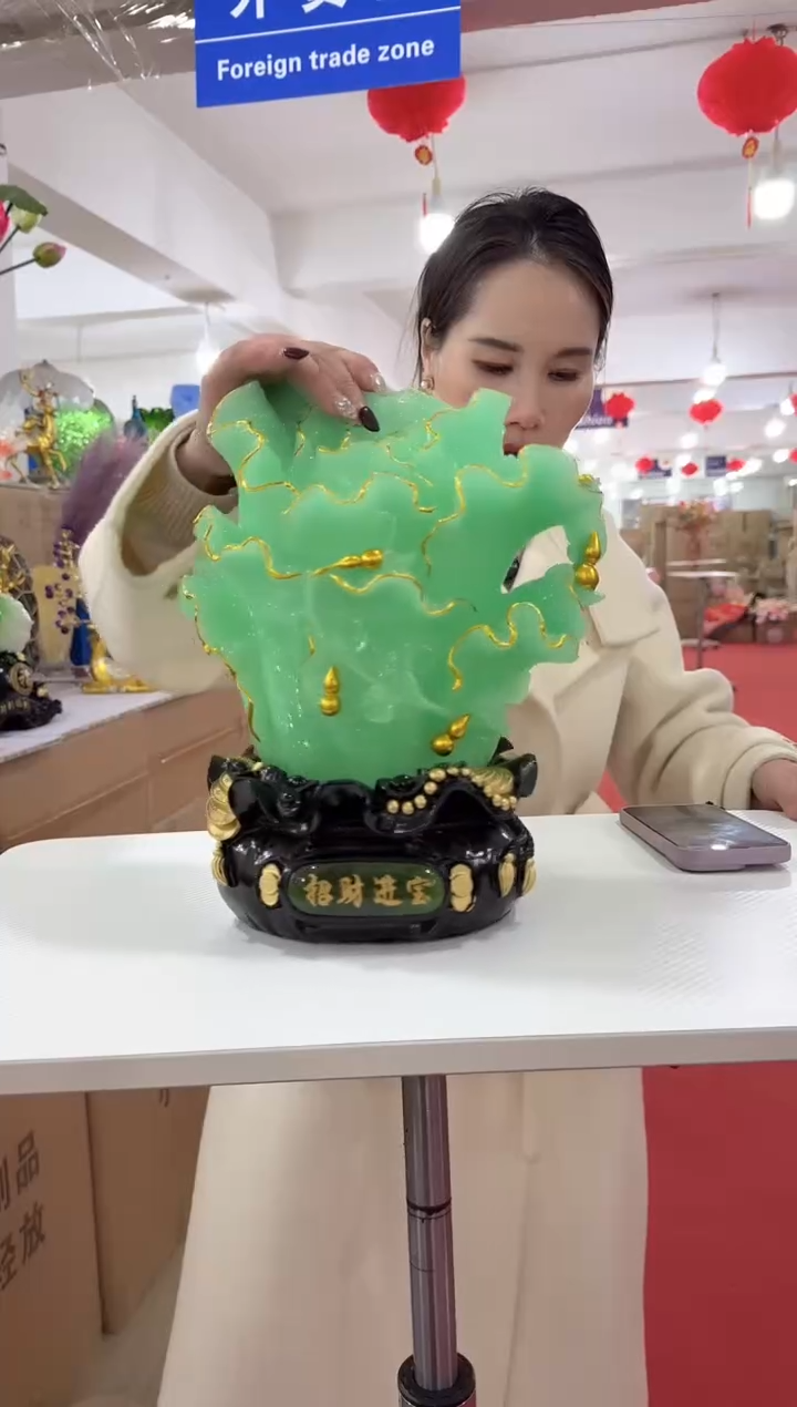 【闪购商品】无铅玻璃洛芙花器-z-早 白菜