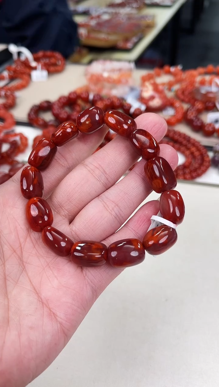 未镶嵌瓦西nxh随型手串南红玛瑙0**中（多样式发其一）