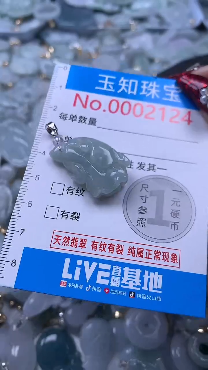 吊坠(不含链)未镶嵌翡翠2124