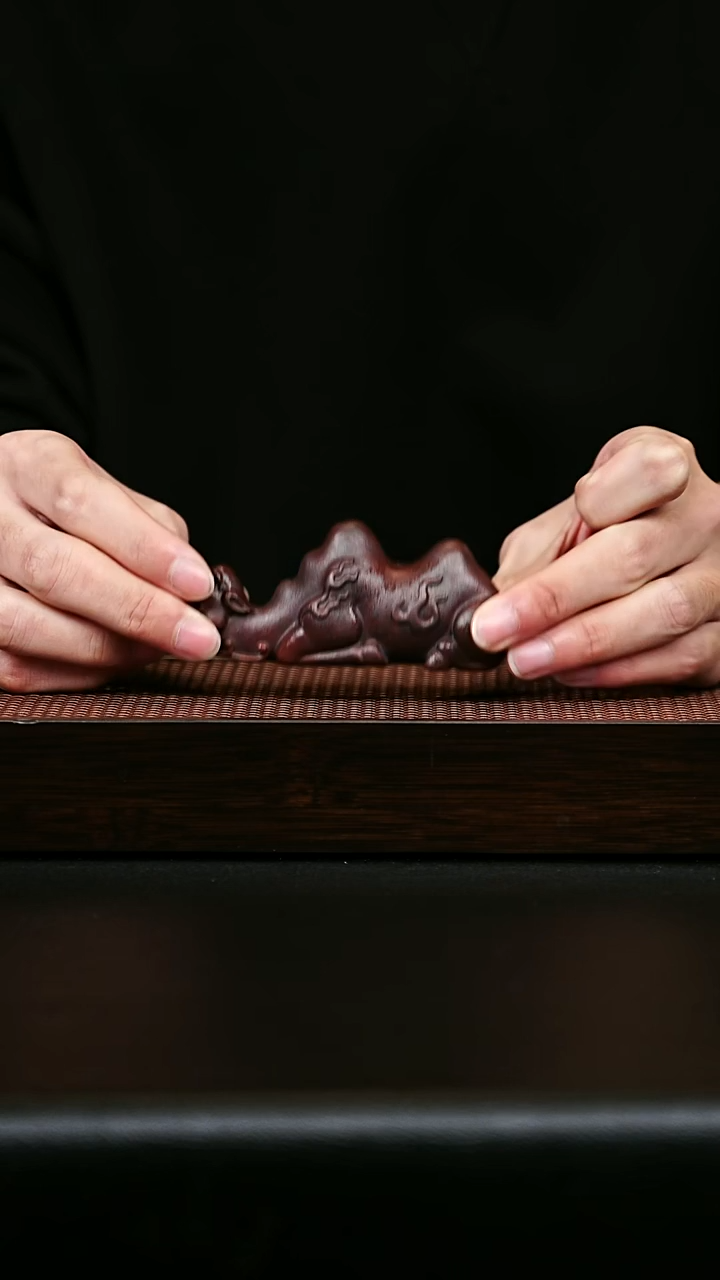 紫砂茶宠宜兴紫砂茶宠 骆驼笔架