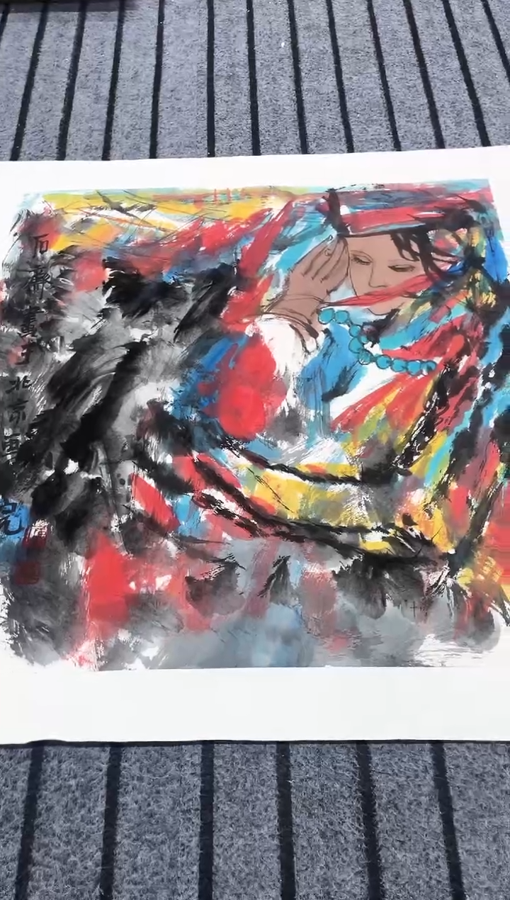 精品国画人物作品