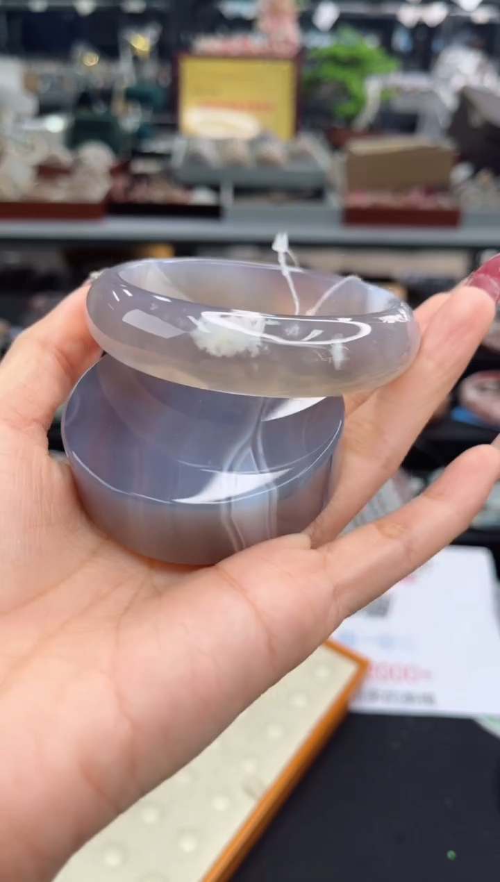 【闪购商品】石英质玉手镯未镶嵌60圈口（赠品镯心）3931295