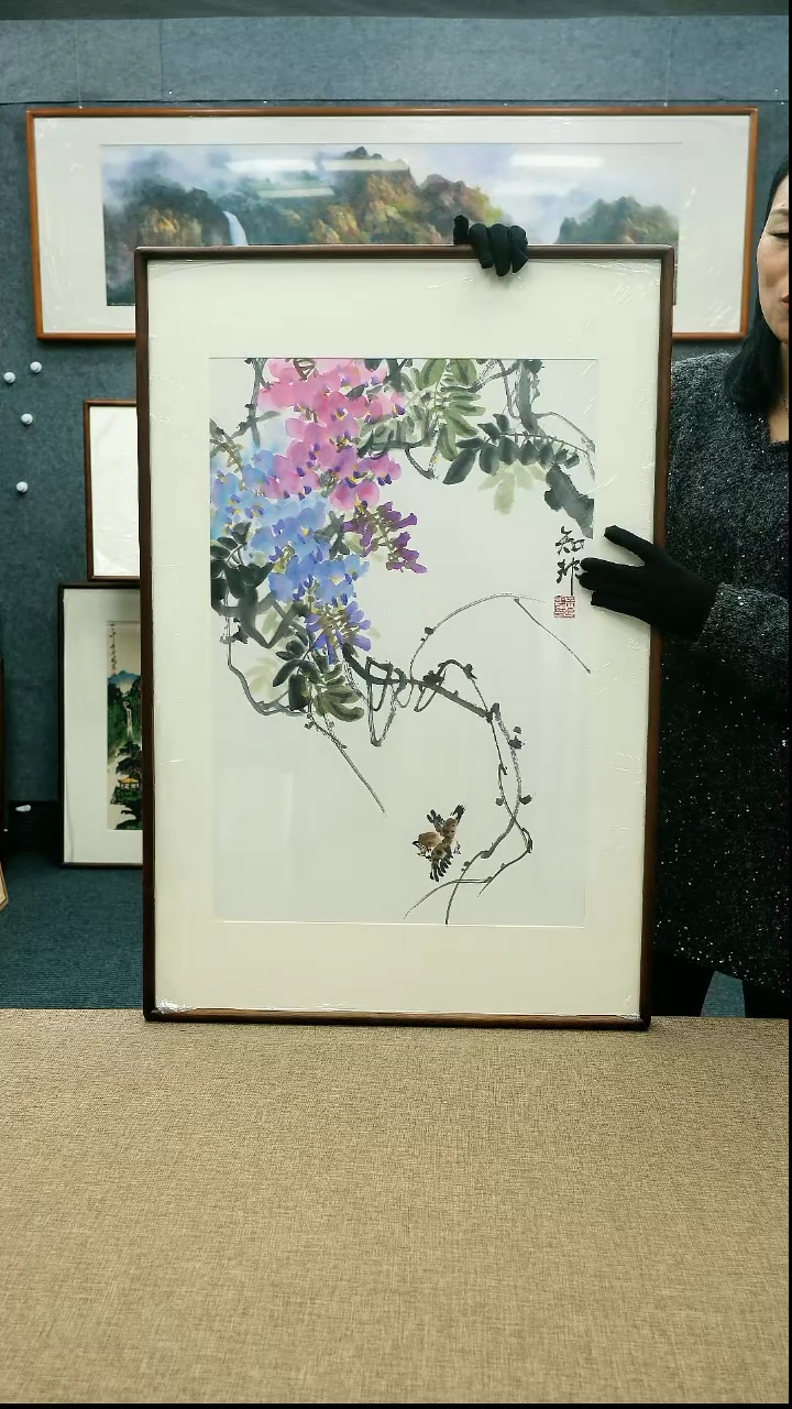 【闪购商品】国画69/知非92*62带框