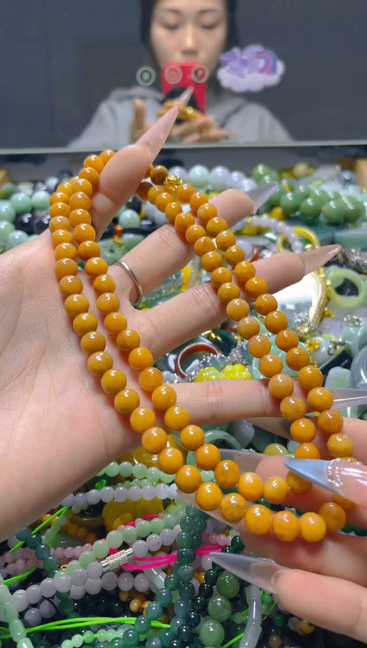 颈饰未镶嵌翡翠8MM