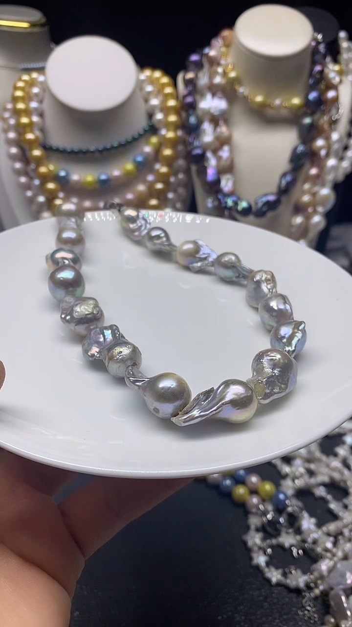 颈饰未镶嵌淡水珍珠多人