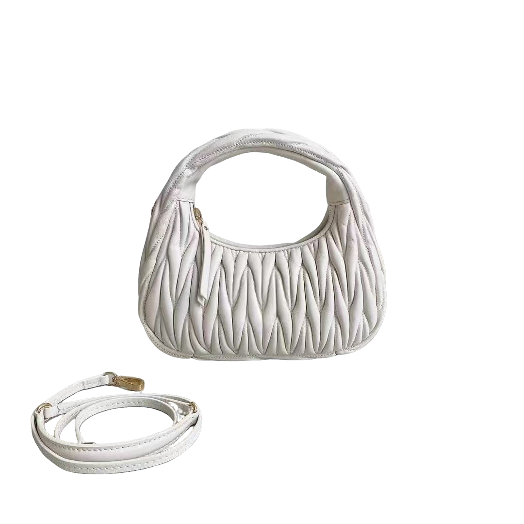 45 手提单间斜挎包包绒面百搭气质hobo简约女士包