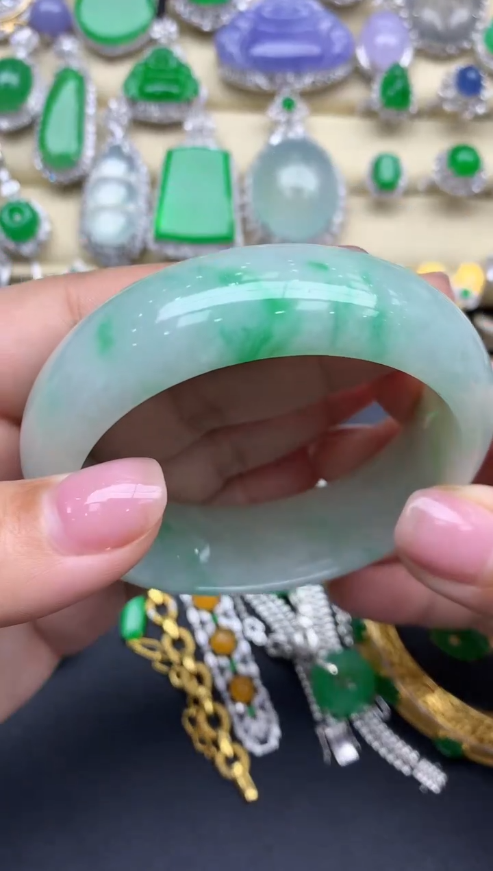 【闪购商品】翡翠手镯未镶嵌135-中国好珍宝