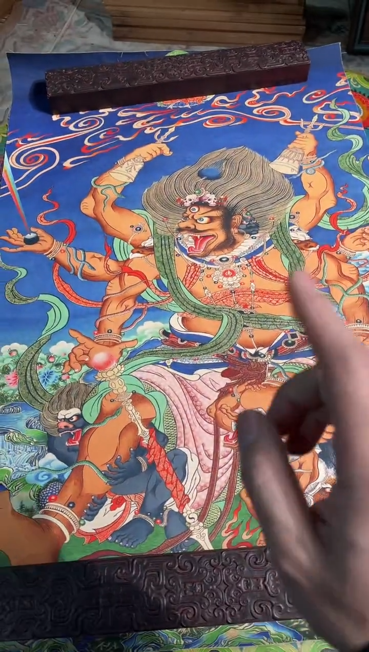 卷轴画天天的唐卡tk160