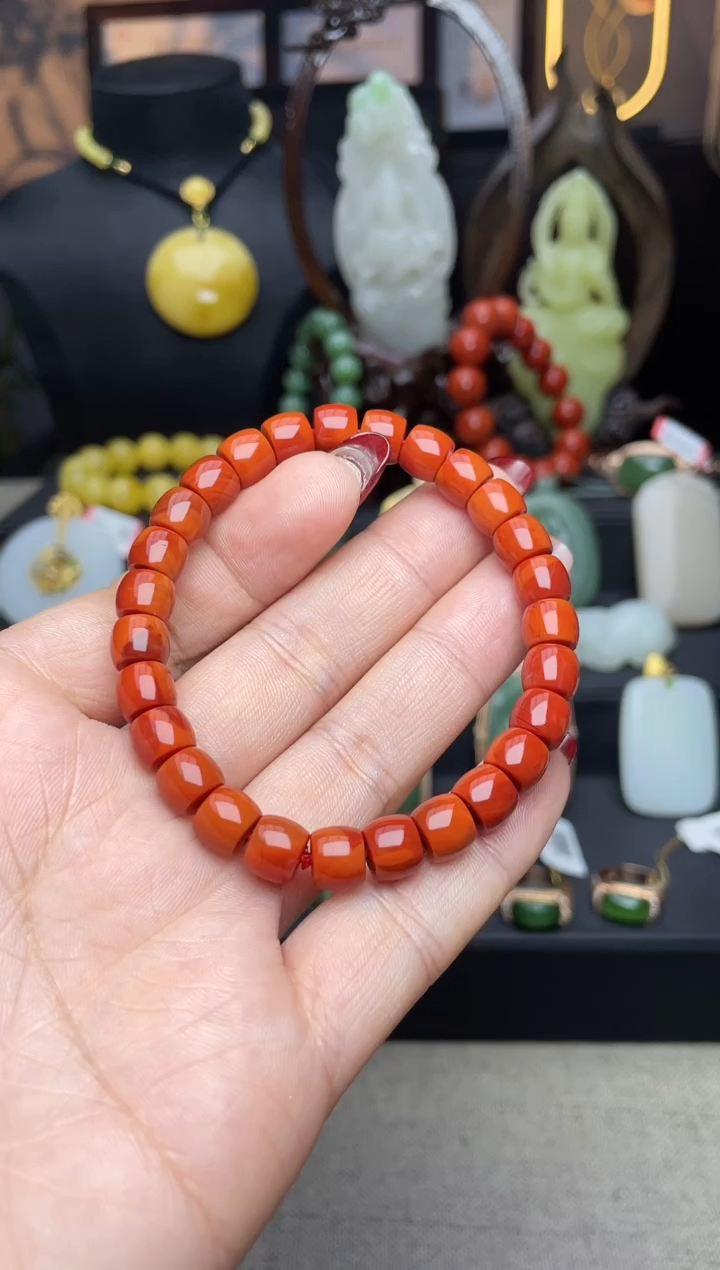 【闪购商品】南红玛瑙手链未镶嵌高品手串
