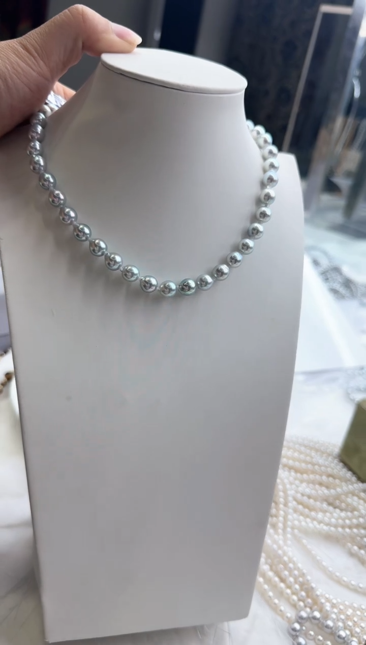 【闪购商品】海水珍珠颈饰银S925镶嵌清货