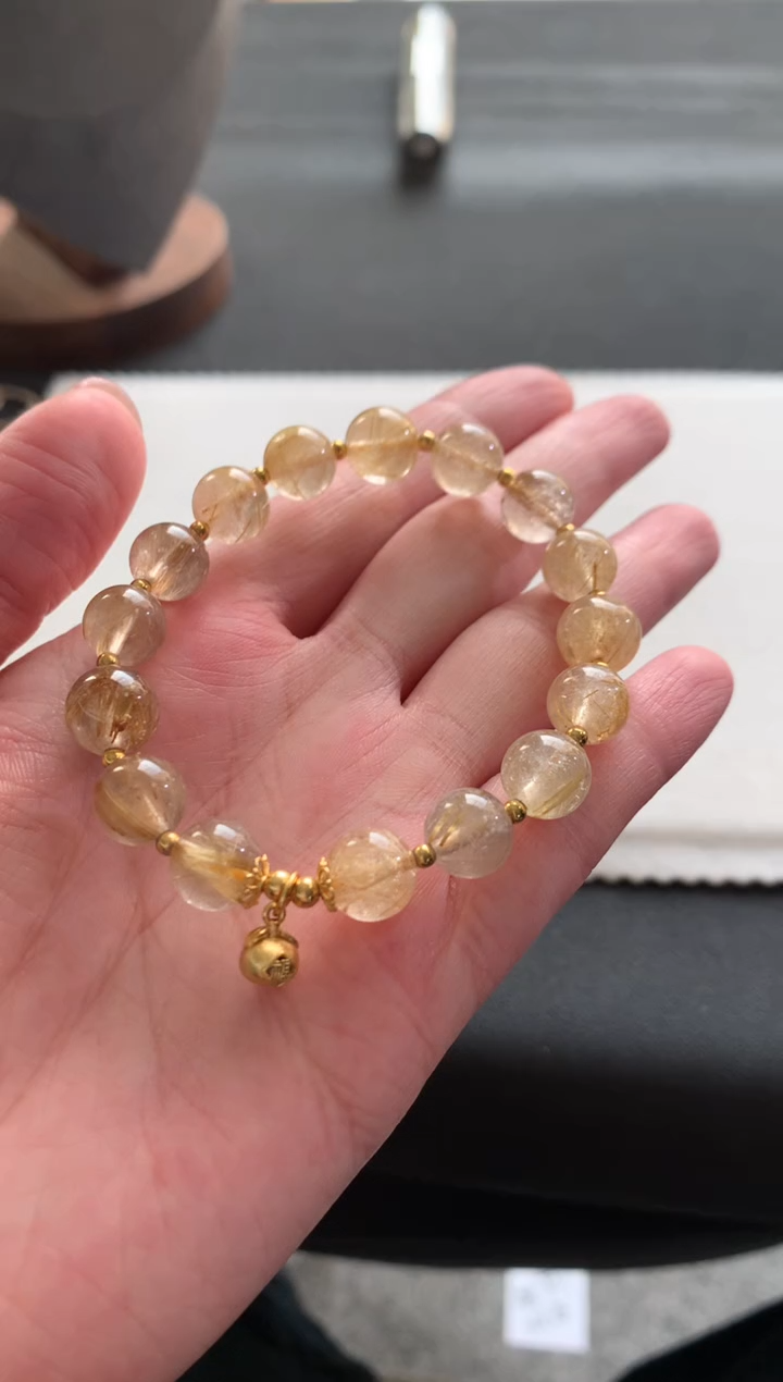 【闪购商品】水晶手串未镶嵌金发晶手串