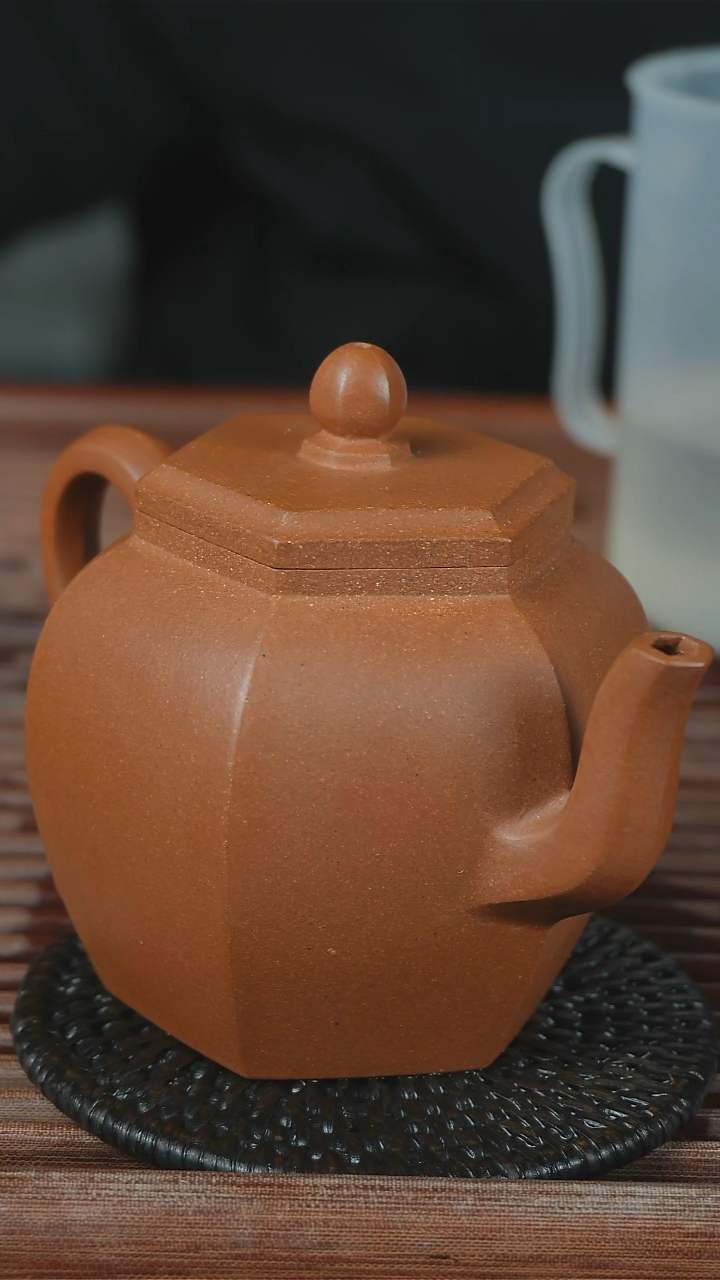 【闪购商品】紫砂茶壶六方宫灯壶半手工