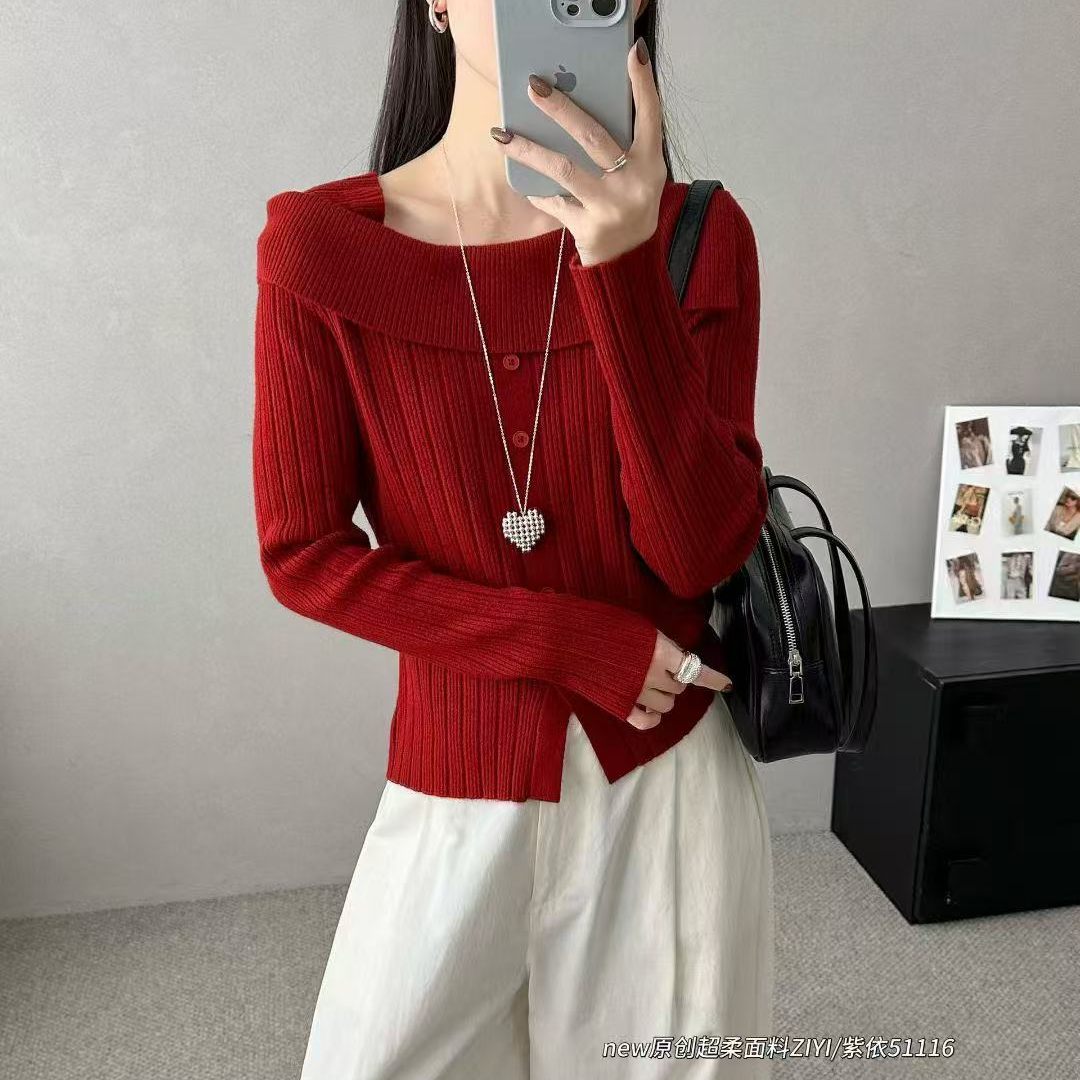 51116高品质显瘦款针织衫