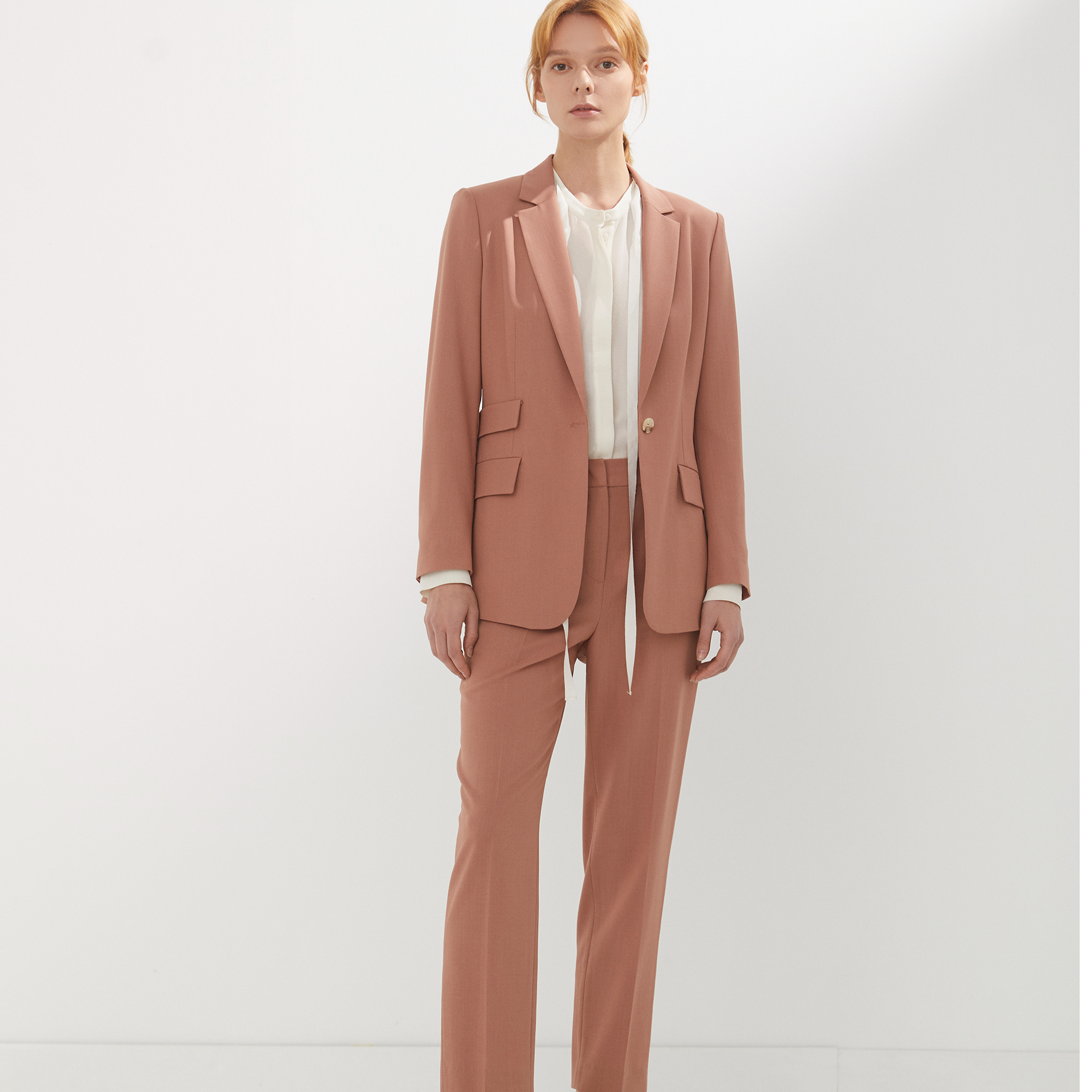 莫笙春秋款西服休闲潮流上衣M22CQ19048西装通勤时尚秋季修身正装