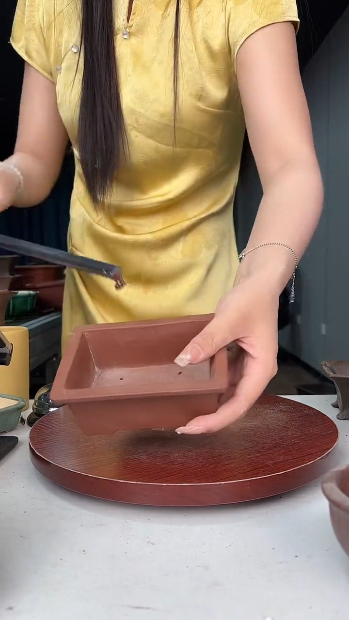 紫砂花盆浅草紫砂花盆