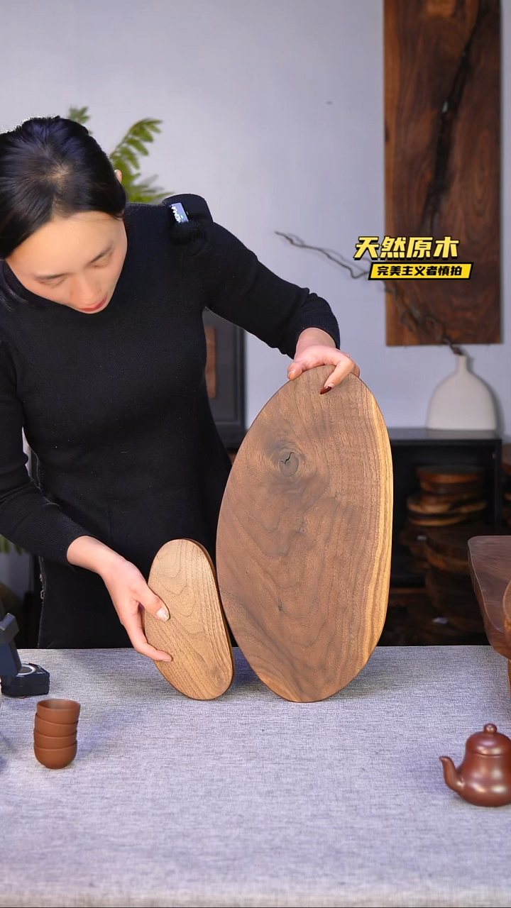 木北美黑胡桃原木.干裂疤结不属于商品质量问题完美主义者慎拍