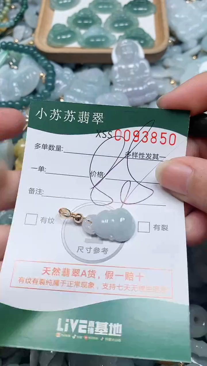 【闪购商品】翡翠颈饰未镶嵌闪购商品0093850